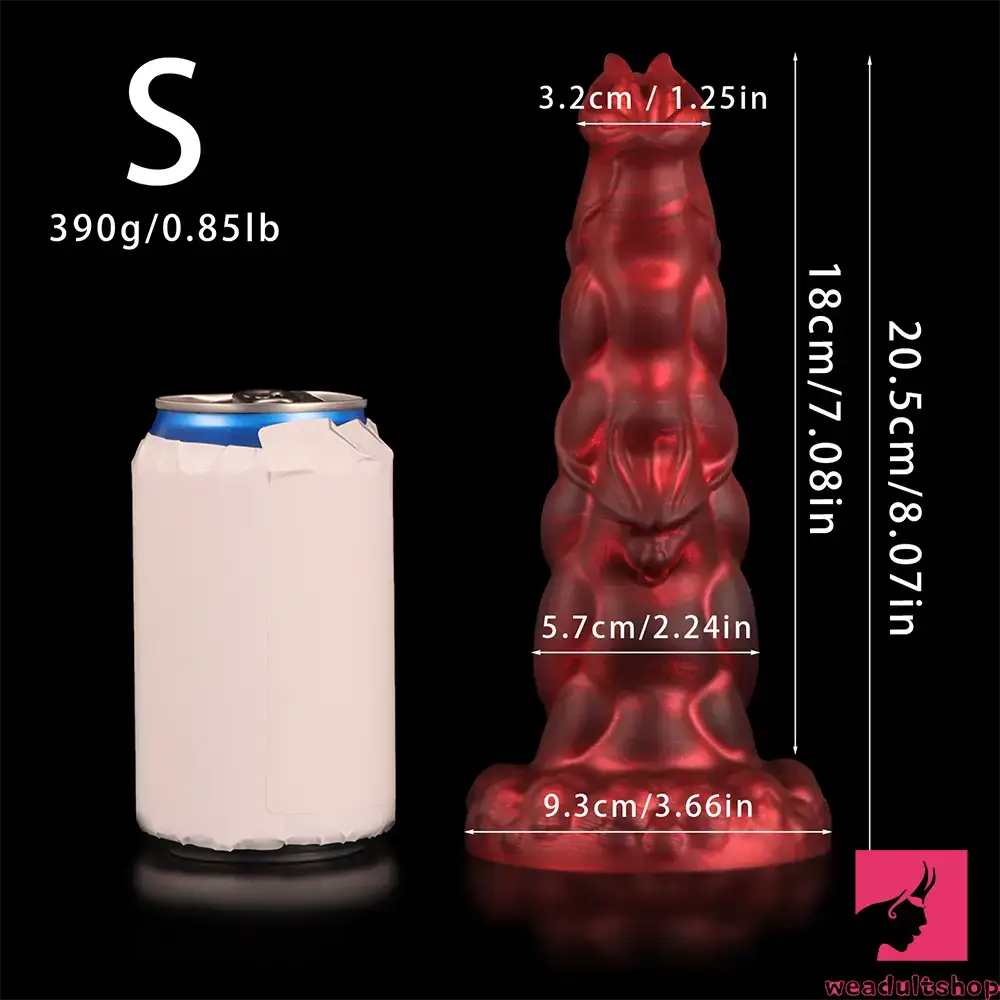 8.07in 9.25in 10.55in 12.59in Fantasy Dragon Silicone Large Soft Dildo