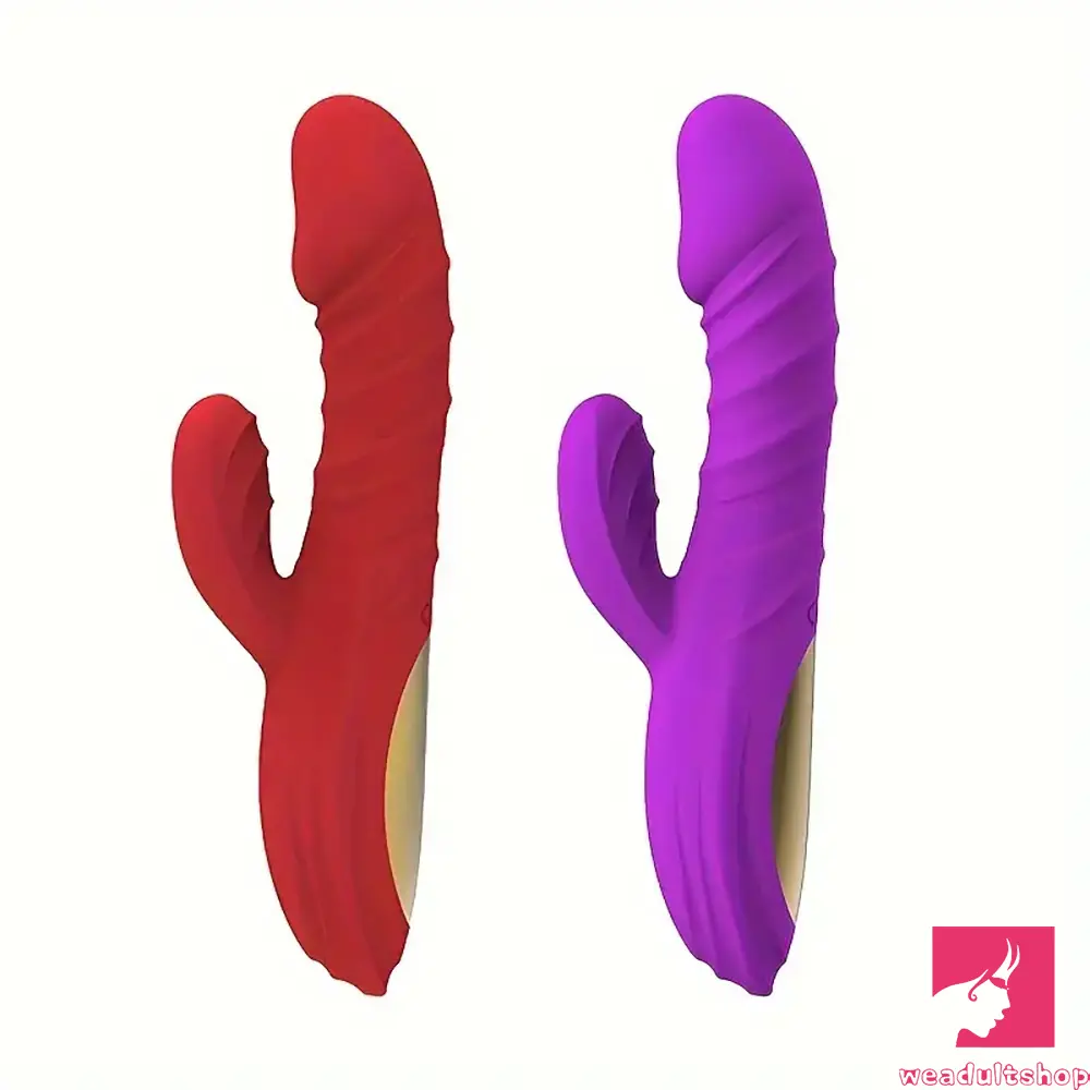 8.8in Heating Vibrating Soft Silicone Dildo Vibrator For Adult Female