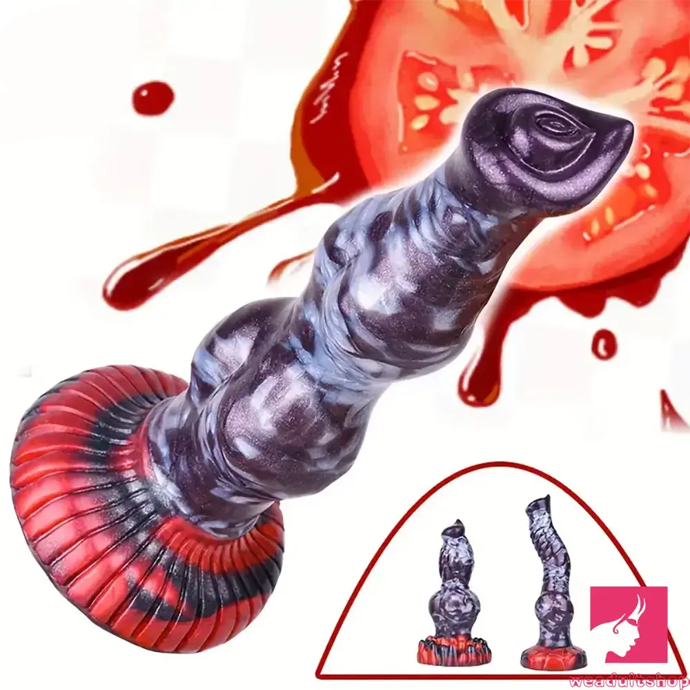 7.87in 7.99in 9.25in Soft Silicone Dog Dildo For Vagina Sex Play