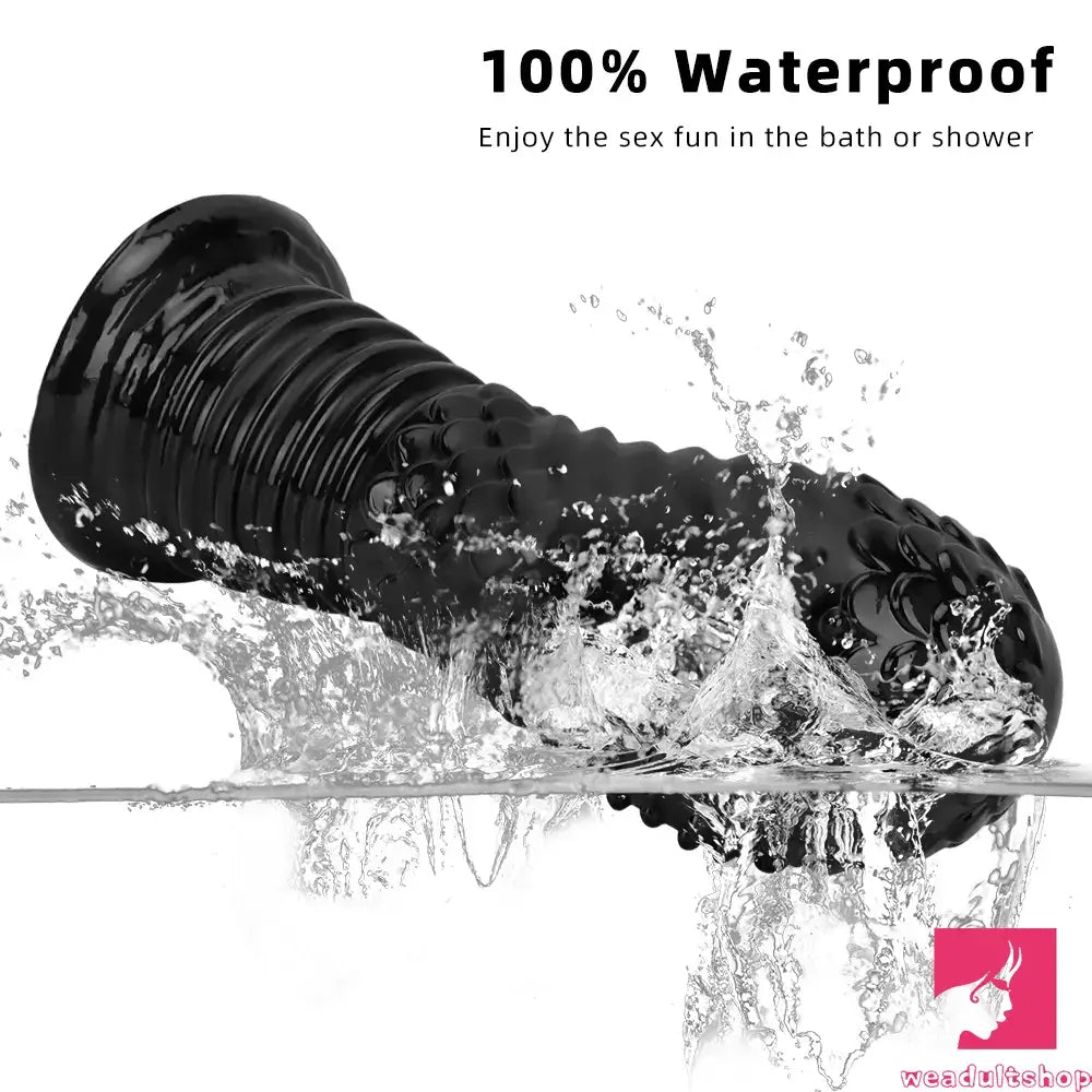 6.1in 8.46in 10.43in Fantasy Black Large Dildo Butt Plug For Fisting Orgasm