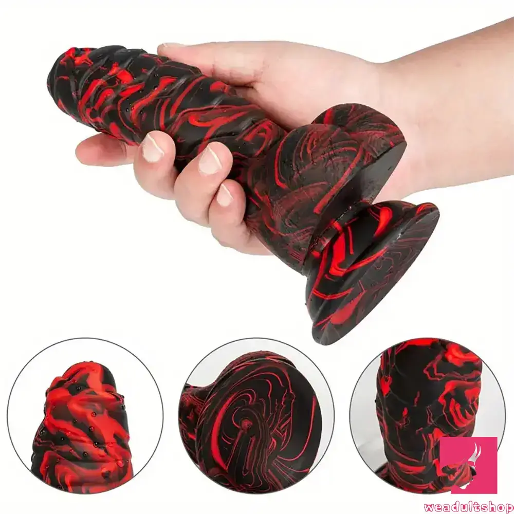 6.88in 8.66in Body Safe Silicone Soft Dinosaur Dildo For Couples