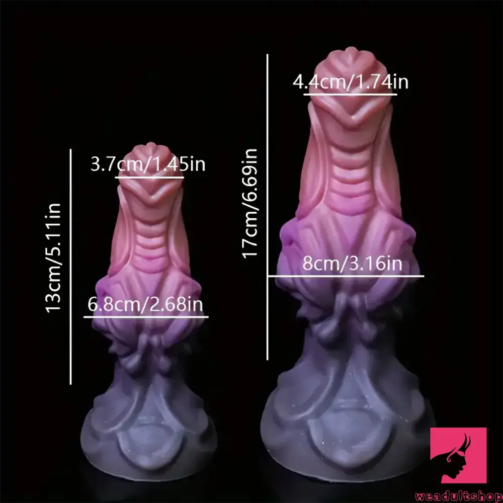 6.69in 8.66in Silicone Flexible Fantasy Dildo For BDSM Sex Adult
