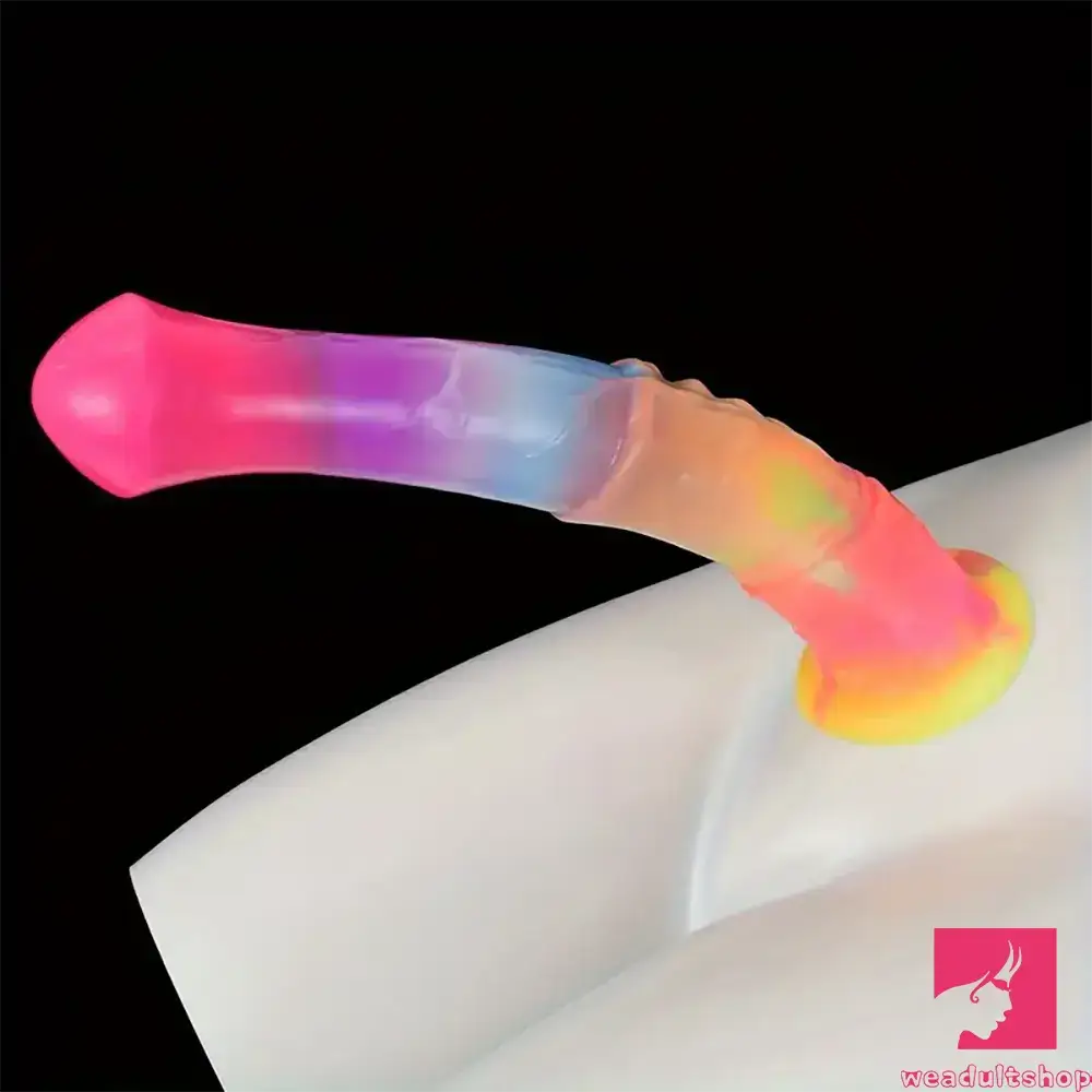 11.61in Big Silicone Cock Horse Luminous Animal Dildo BDSM Love Toy