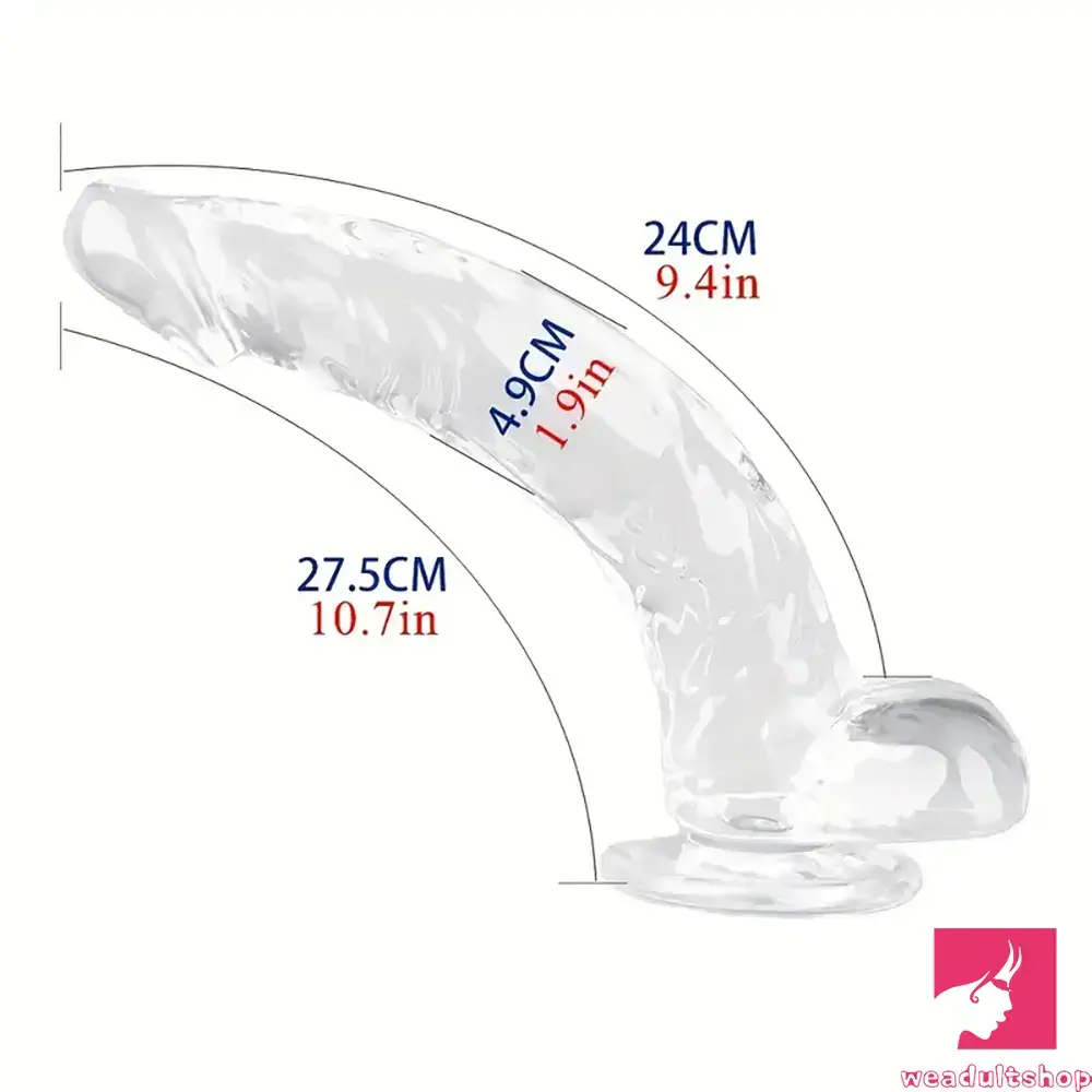 Multiple Lengths Clear Dildo For Women Men Gay Lesbian Anal Sex