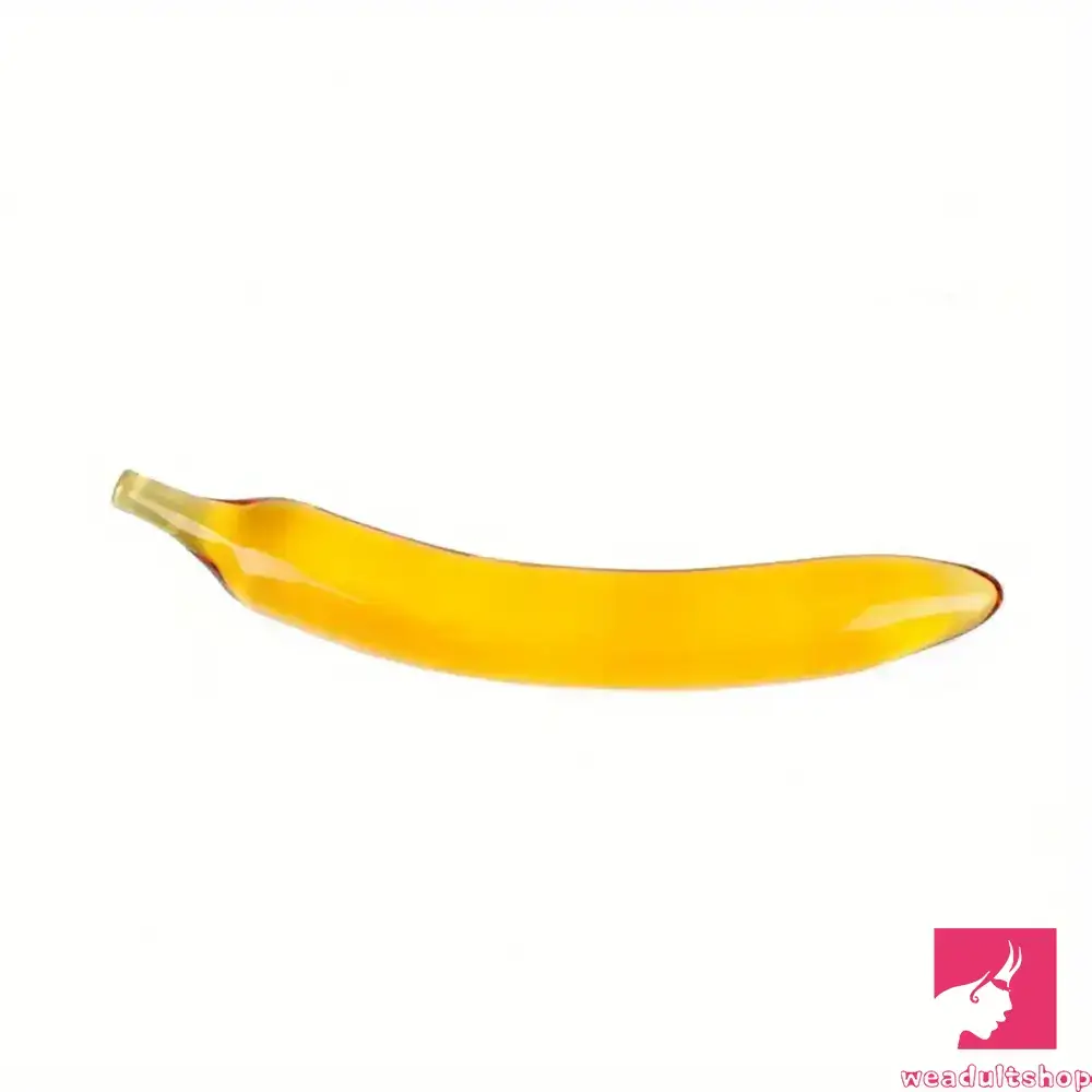 Multiple Lengths Colors Fruit Vegetable Clear Glass Anal Plug Dildo