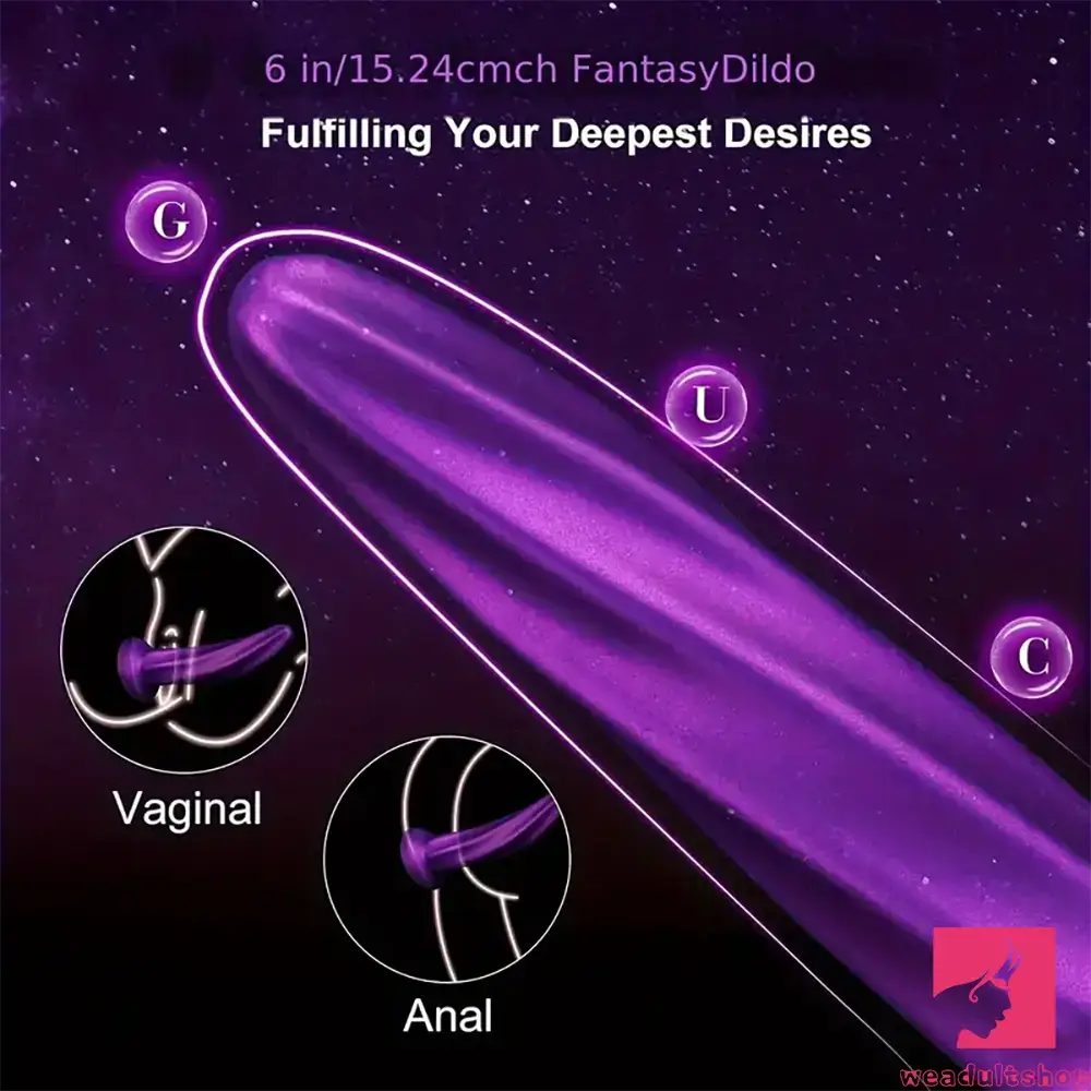 6.69in Spiral Fantasy Silicone Soft Dildo For Women G Spot Love Adult Toy