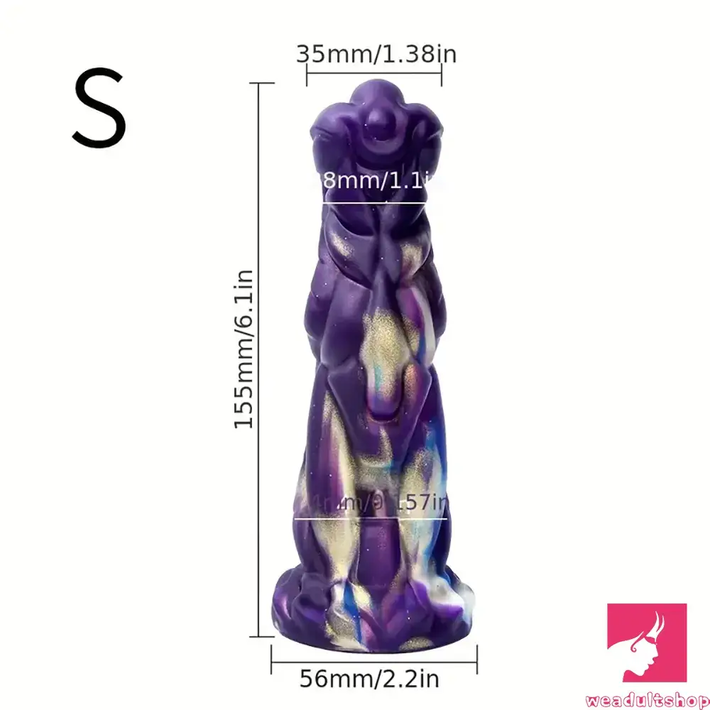 6.1in 7.6in 8.78in Silicone Soft Dragon Monster Dildo For Anus Stimulator