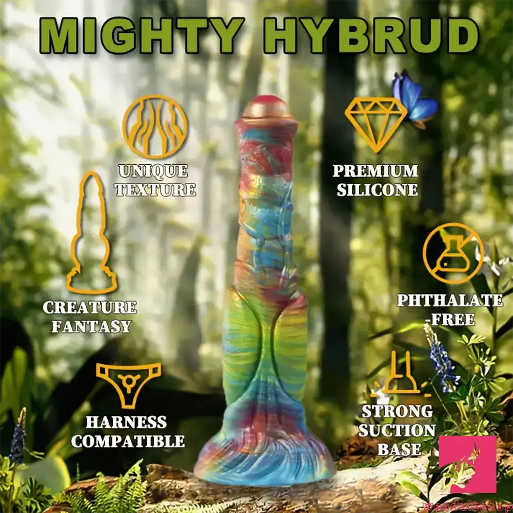 9.4in Silicone Soft Big Animal Horse Cock Dildo For Vagina Stimulator