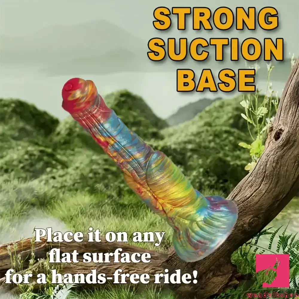 9.4in Silicone Soft Big Animal Horse Cock Dildo For Vagina Stimulator