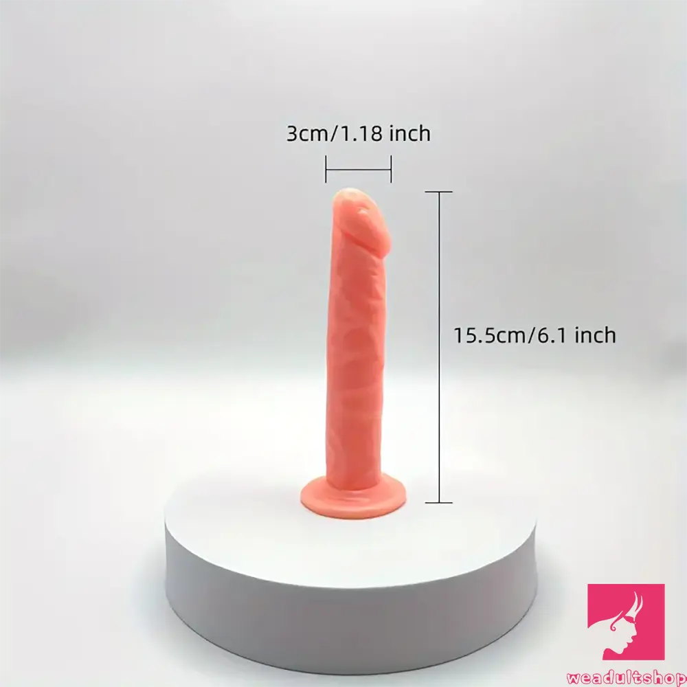 5.1in 6.1in 6.69in 7.28in Realistic TPE Dildo For Female Sex Pleasure