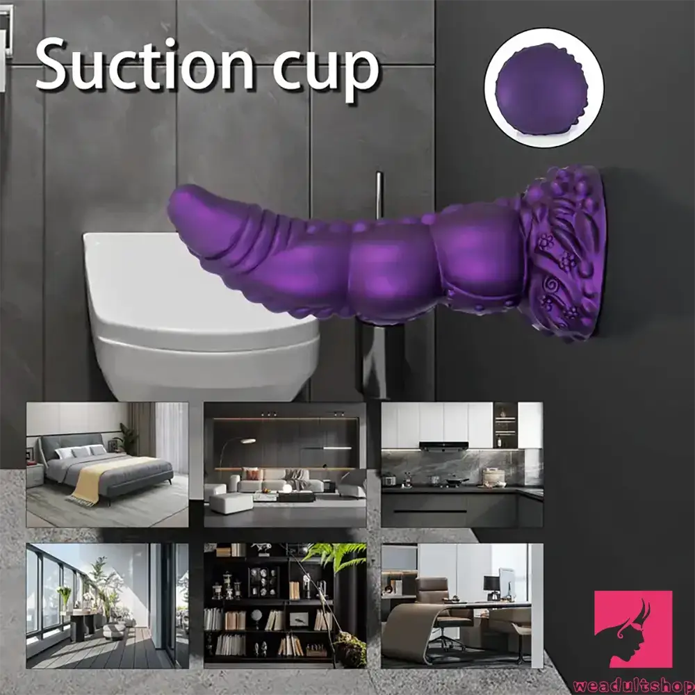 7.87in 8.1in 9.25in Animal Dragon Monster Silicone Dildo For Anus G-Spot