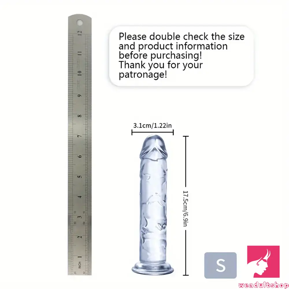 6.06in - 12in TPE Unisex Real Dildo Sex Toy Masturbator Vaginal Dilator