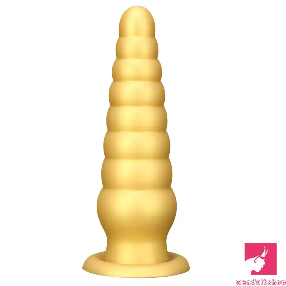 10.63in Soft Silicone Big Gold Butt Plug Dildo For Anal Expansion Orga 10.63in Soft Silicone Big Gold Butt Plug Dildo For Anal Expansion Orga
