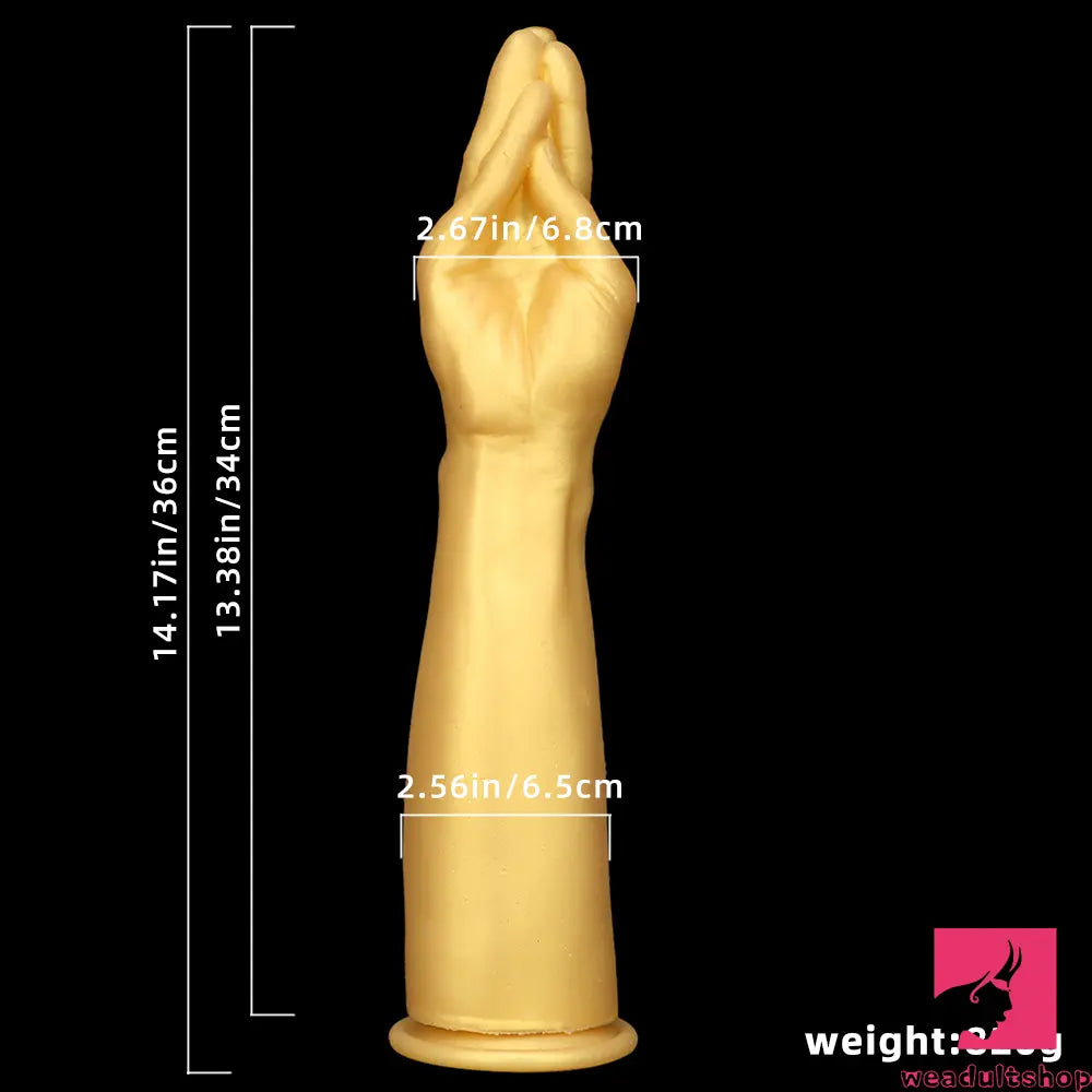 14.17in Super Big Long Soft BDSM Hands Dildo For Fisting Sex Orgasm