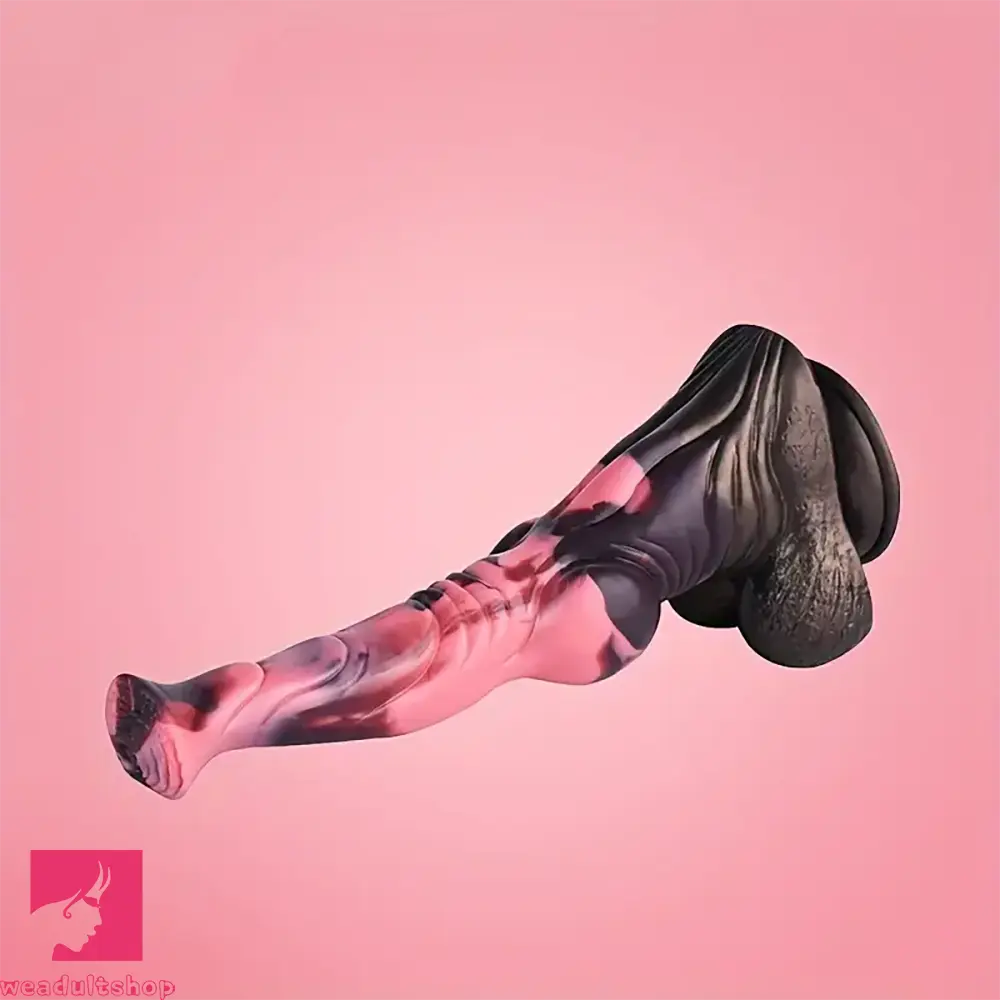 9.8in 11in 11.2in Soft Silicone Fantasy Large Horse Penis Animal Dildo