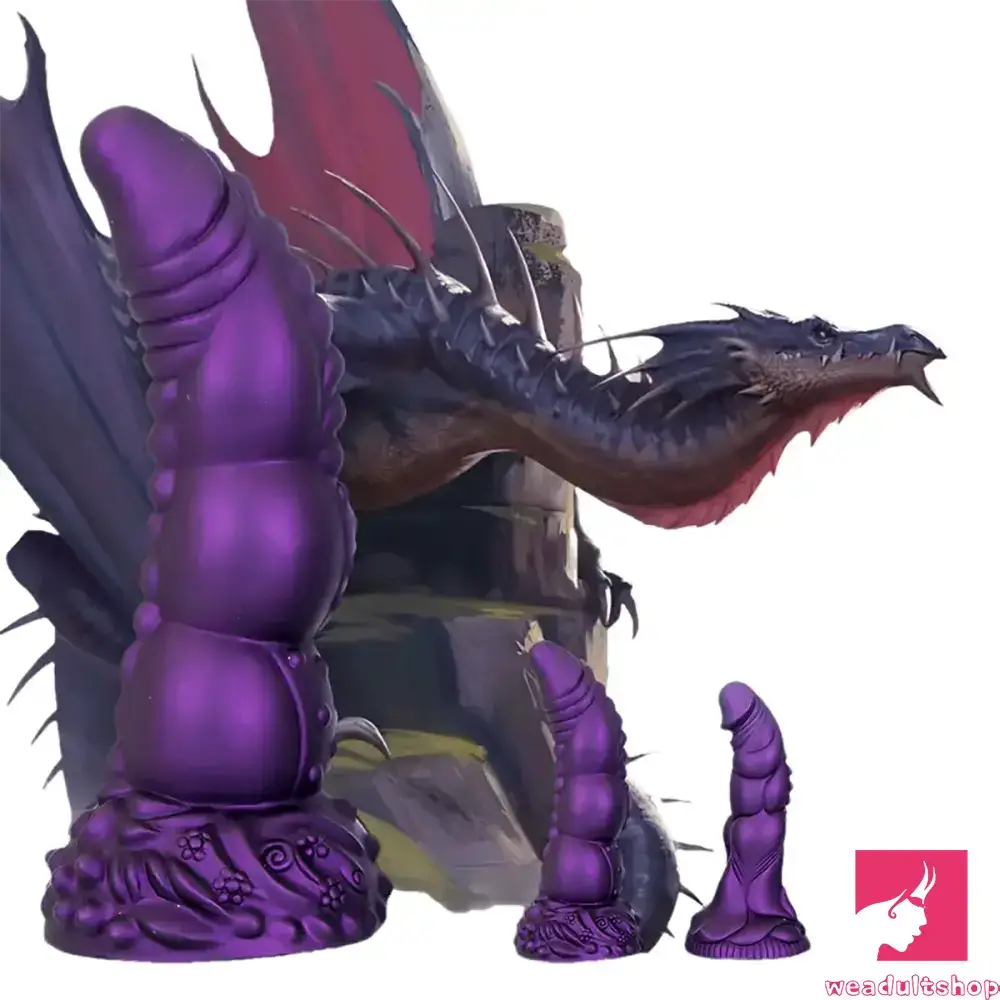 7.87in 8.1in 9.25in Animal Dragon Monster Silicone Dildo For Anus G-Spot