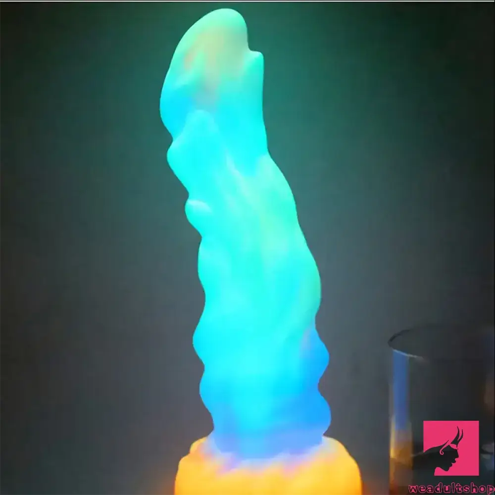 9.45in Silicone Soft Big Luminous Monster Dildo For Anus Stimulator