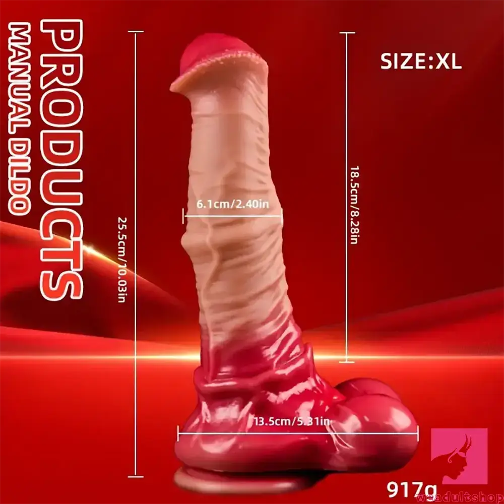 7.4in 8.46in 9.44in 10.03in 11.22in Big Silicone Soft Horse Cock Dildo