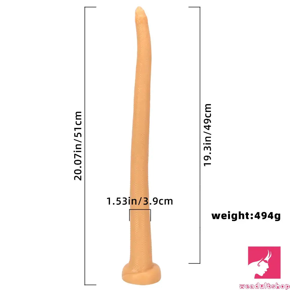 20.07in Long Huge Colorful Snake Dildo For Anal Vaginal Expansion Love