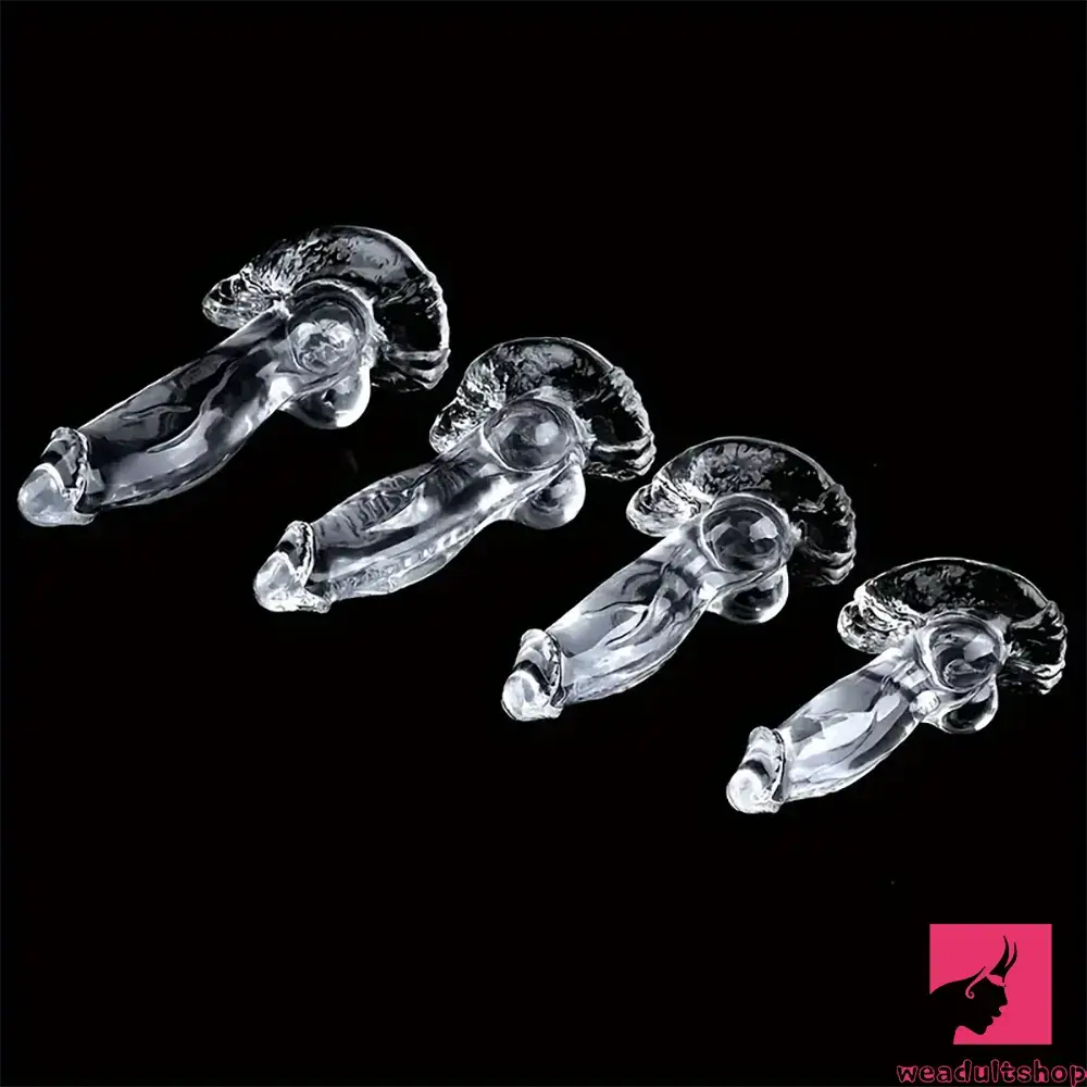 7.87in 8.86in 10.43in 11.22in Clear Soft Big Dildo For Women Adult Toy