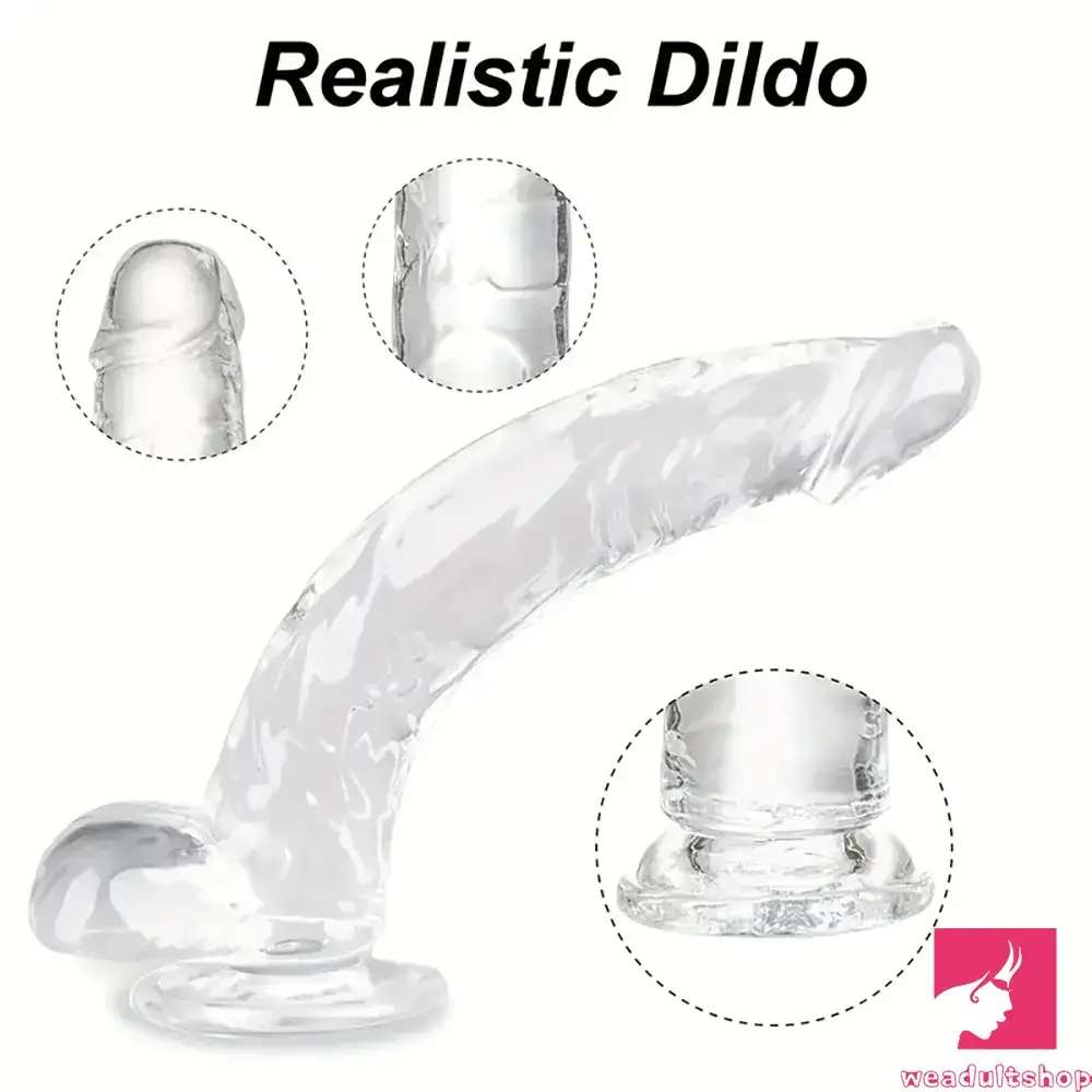 Multiple Lengths Clear Dildo For Women Men Gay Lesbian Anal Sex