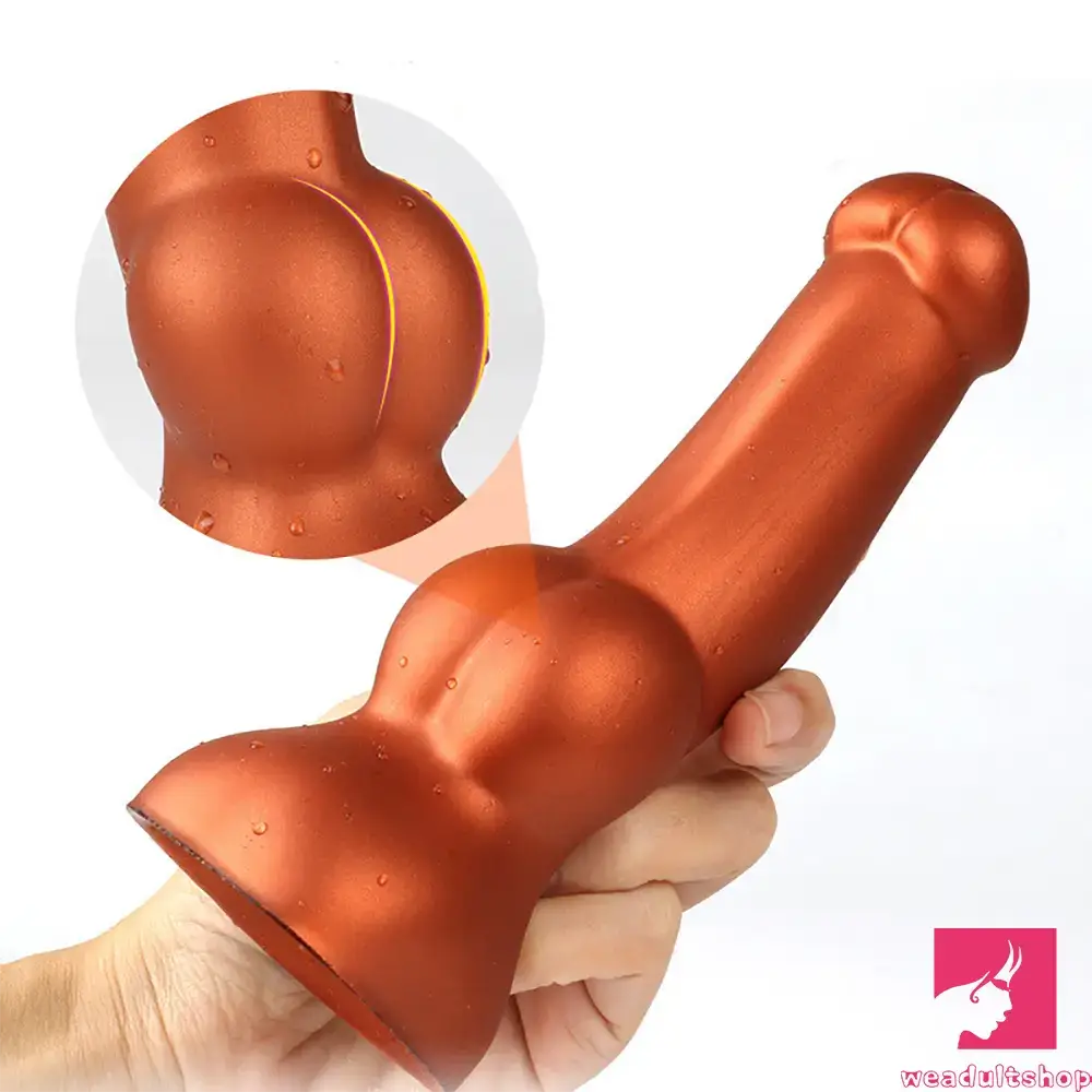 5.9in 6.3in 7.09in Silicone Soft Dog Cock Dildo For Increased Love