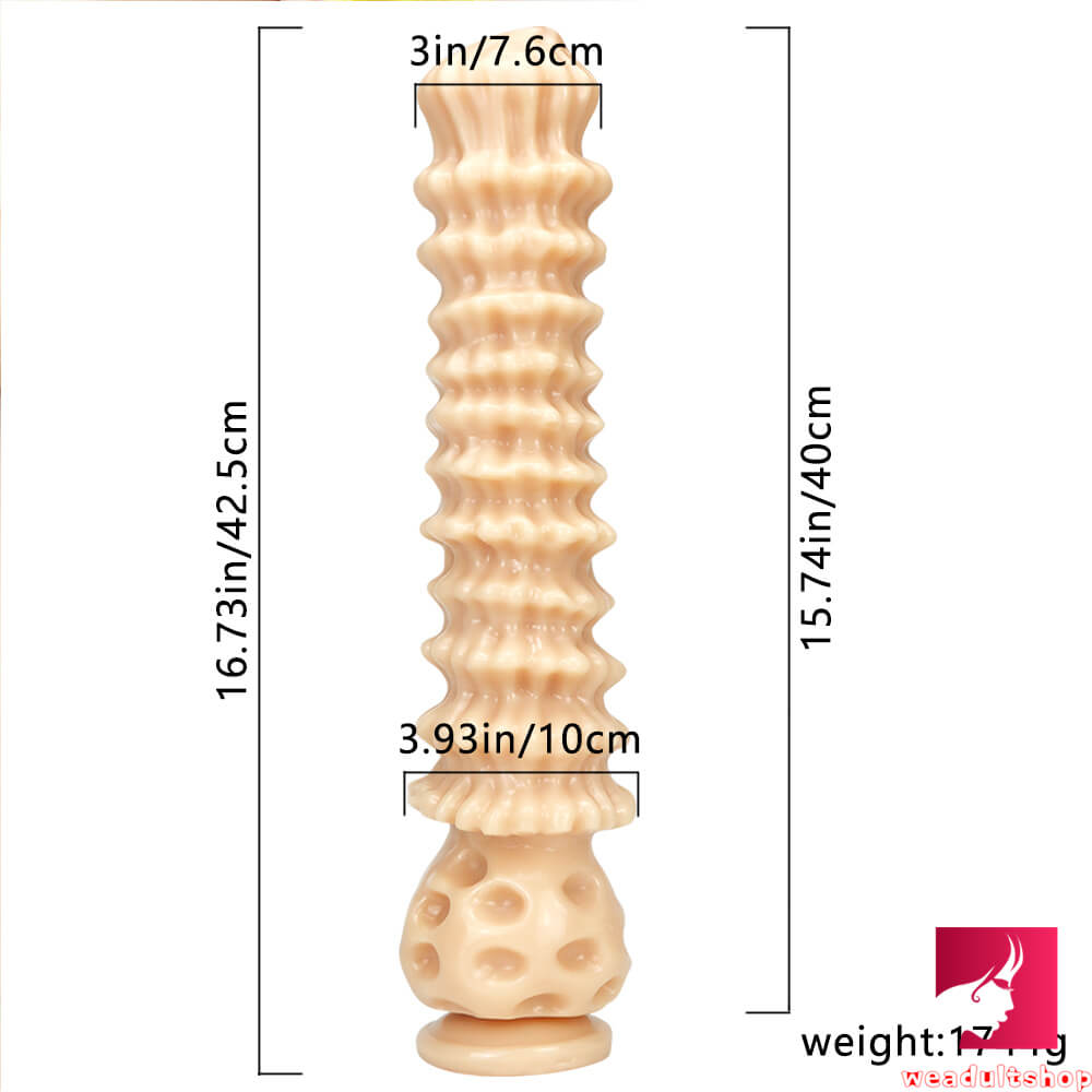 16.73in Fantasy Odd Big Thick Butt Plug Dildo For Anal Vagina Sex