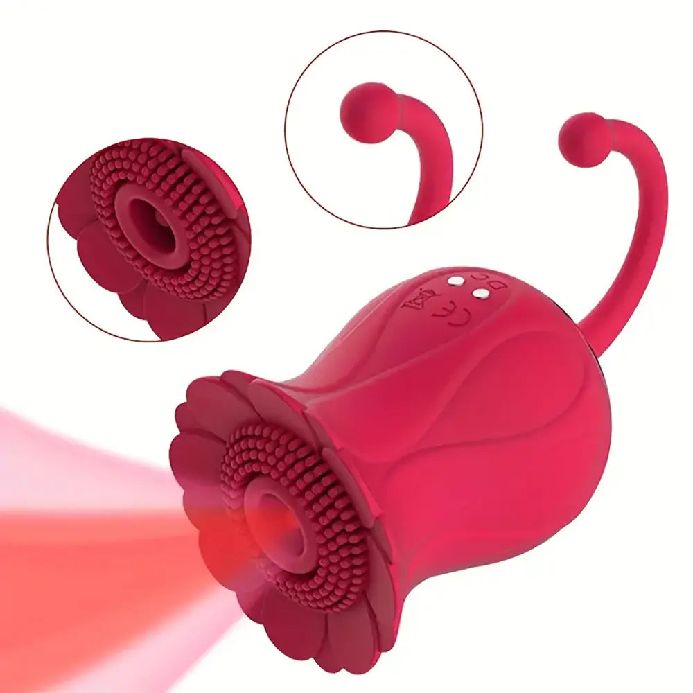 Female Rose Flower Clit Vibrating Sucking Pulse Vibrating Rose Toy Female Rose Flower Clit Vibrating Sucking Pulse Vibrating Rose Toy