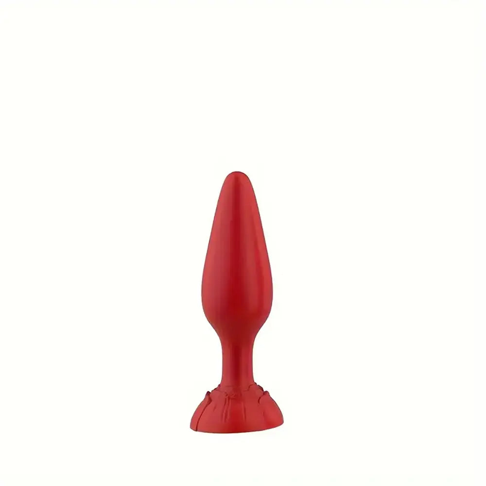 Silicone Rose Anal Plug Sex Toy For Men Women Vaginal Pleasure