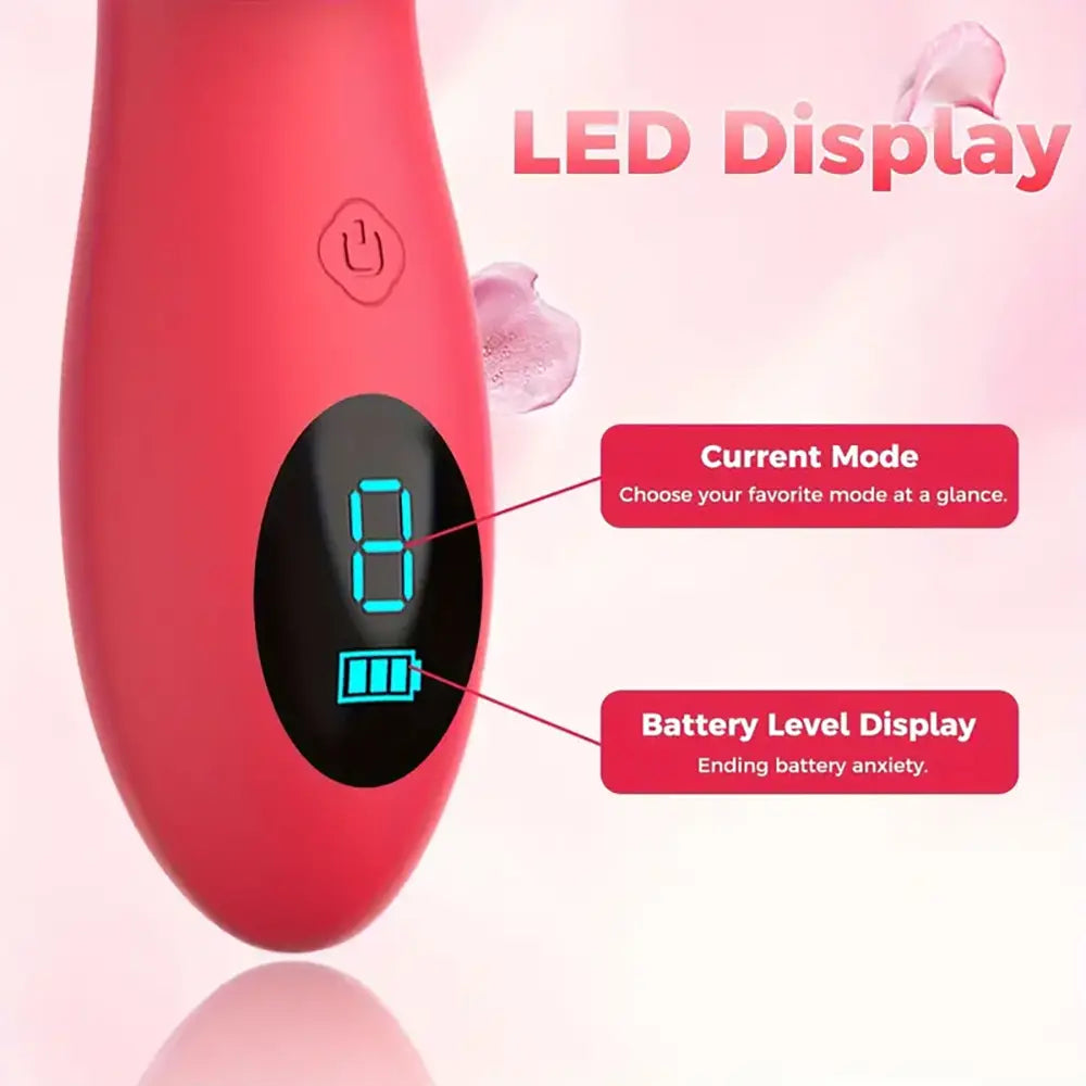 USB Powered Rose Petal Vibration Love Sex Toy For Women Clit