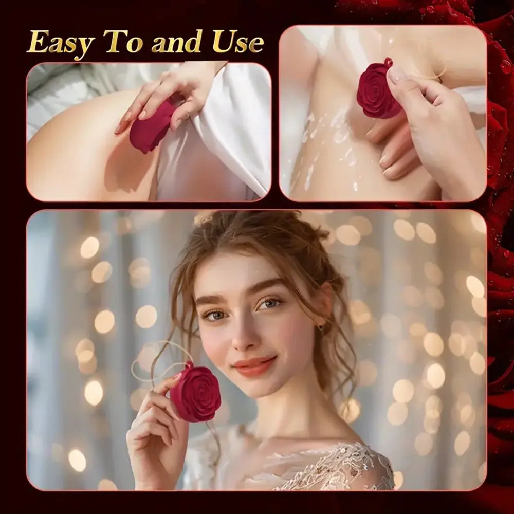 Elegant Rose Vibration Sex Toy For Adult Female Pleasure Sex Orgasm