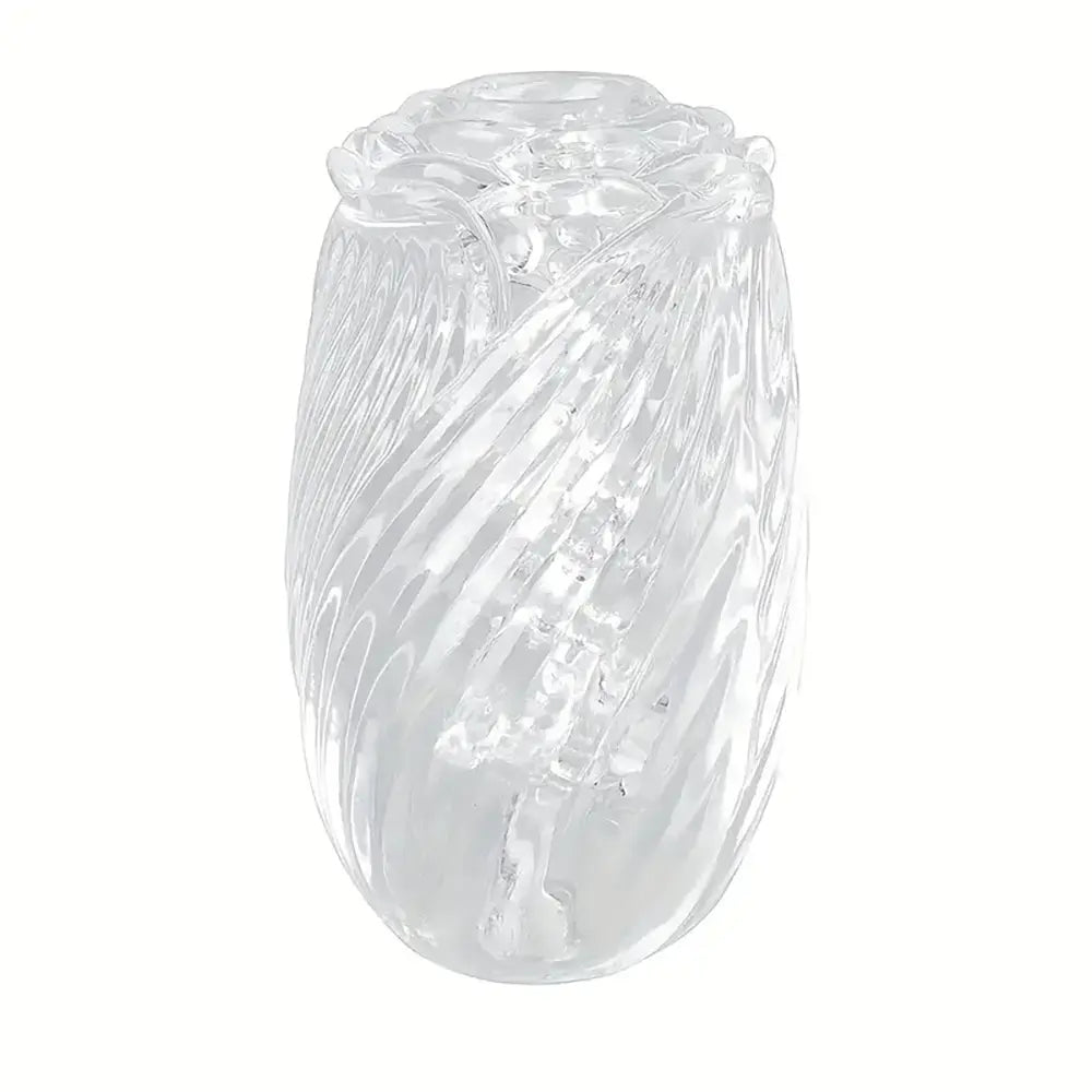 Handheld Carnation Design Rose Portable Manual Masturbator