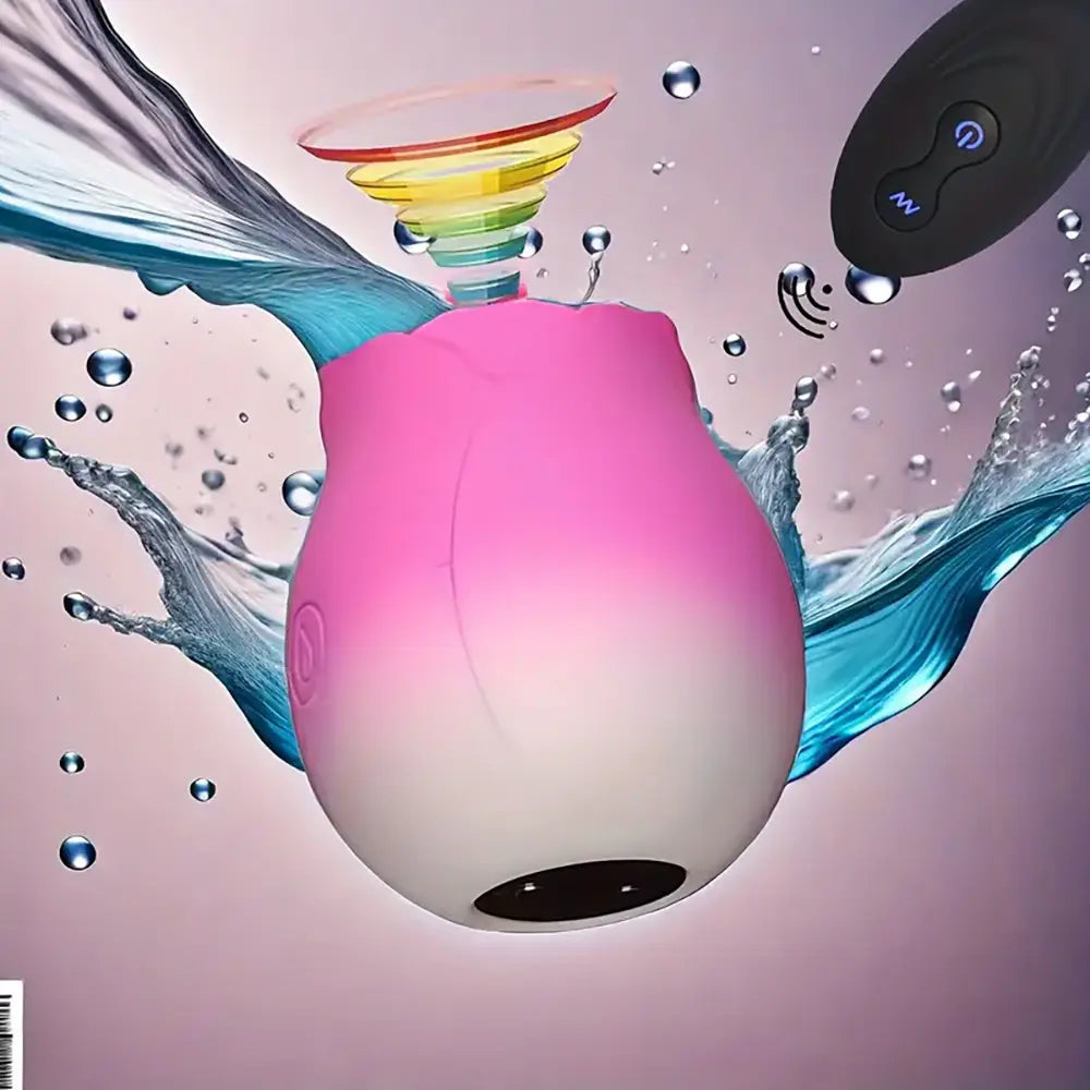 Rose Sucking Vibrator For Female Pleasure Clitoral Nipple Sex Orgasm