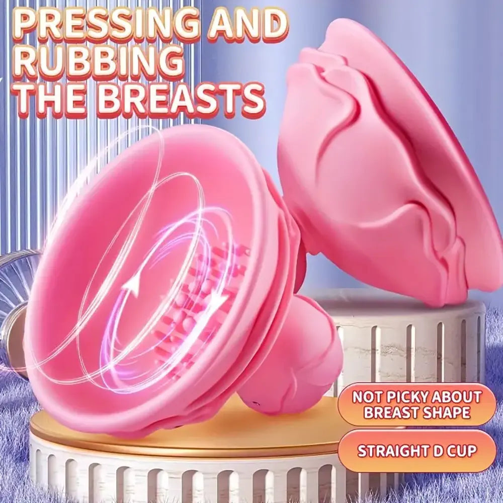 Rose Breast Massager Vibrator Rechargeable Female Clit Sex Toy Rose Breast Massager Vibrator Rechargeable Female Clit Sex Toy
