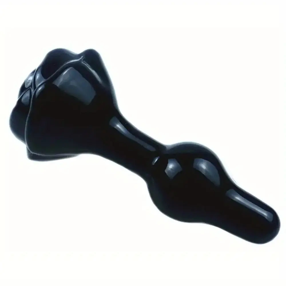 Glass Chrysanthemum Rear Rose Small Anal Plug For Male Sex Toy