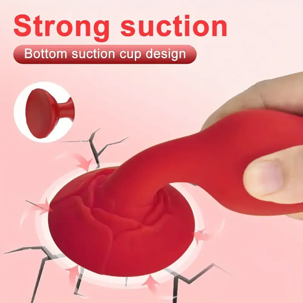 Silicone Rose Anal Plug Sex Toy For Men Women Vaginal Pleasure