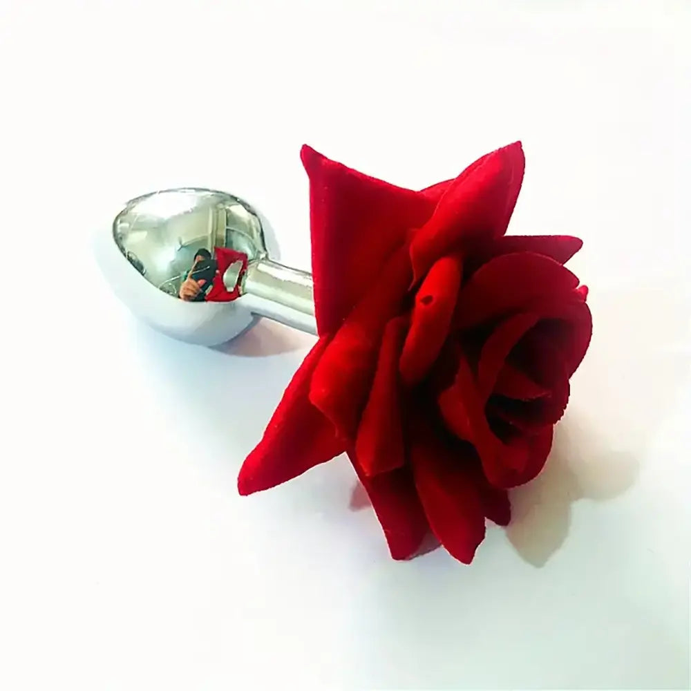 Rose-Shaped Metal Rose Anal Plug Female Sex Toy For Anal Clit Rose-Shaped Metal Rose Anal Plug Female Sex Toy For Anal Clit