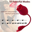 Rose Sucking Multi-frequency Vibration Teasing Massager Adult Toy