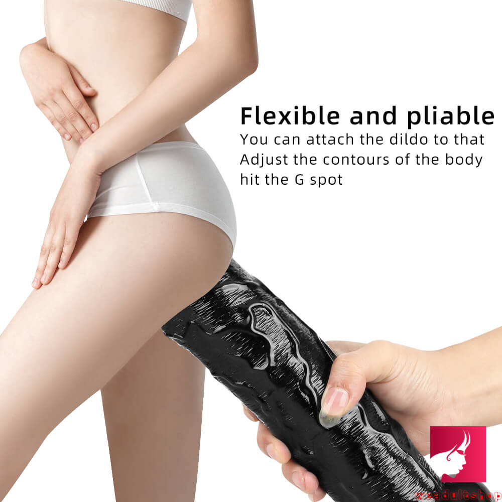 8.85in 9.05in 10.23in 10.63in 13.78in Big Black Anal Dildo Sex Toy