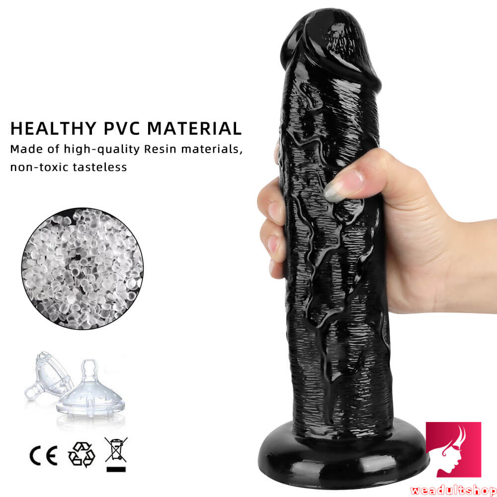 8.85in 9.05in 10.23in 10.63in 13.78in Big Black Anal Dildo Sex Toy