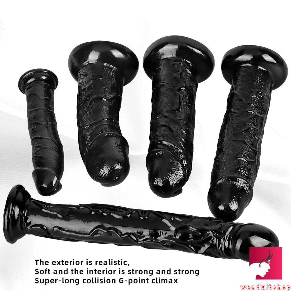 8.85in 9.05in 10.23in 10.63in 13.78in Big Black Anal Dildo Sex Toy