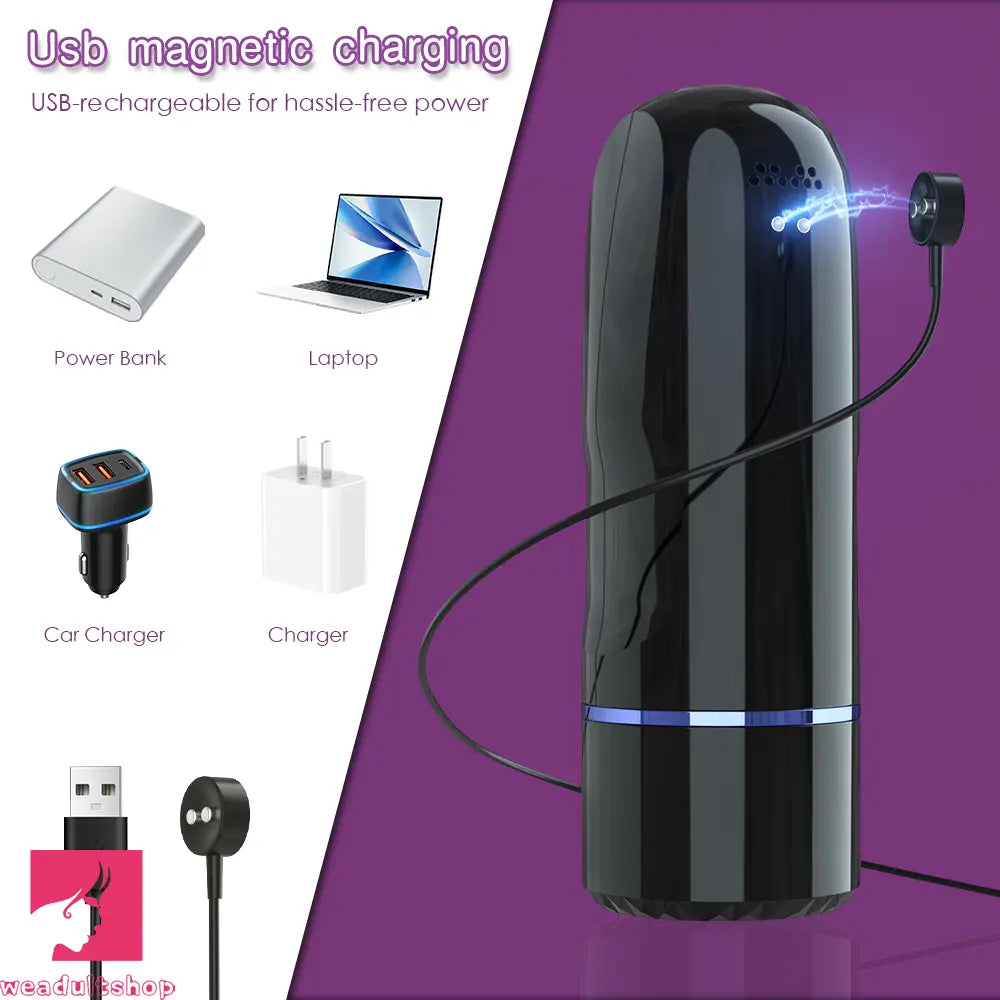 6.7in+1.2in G Spot Thrusting Dildo Machine Soft Real Cock Male Adult Sex Toy