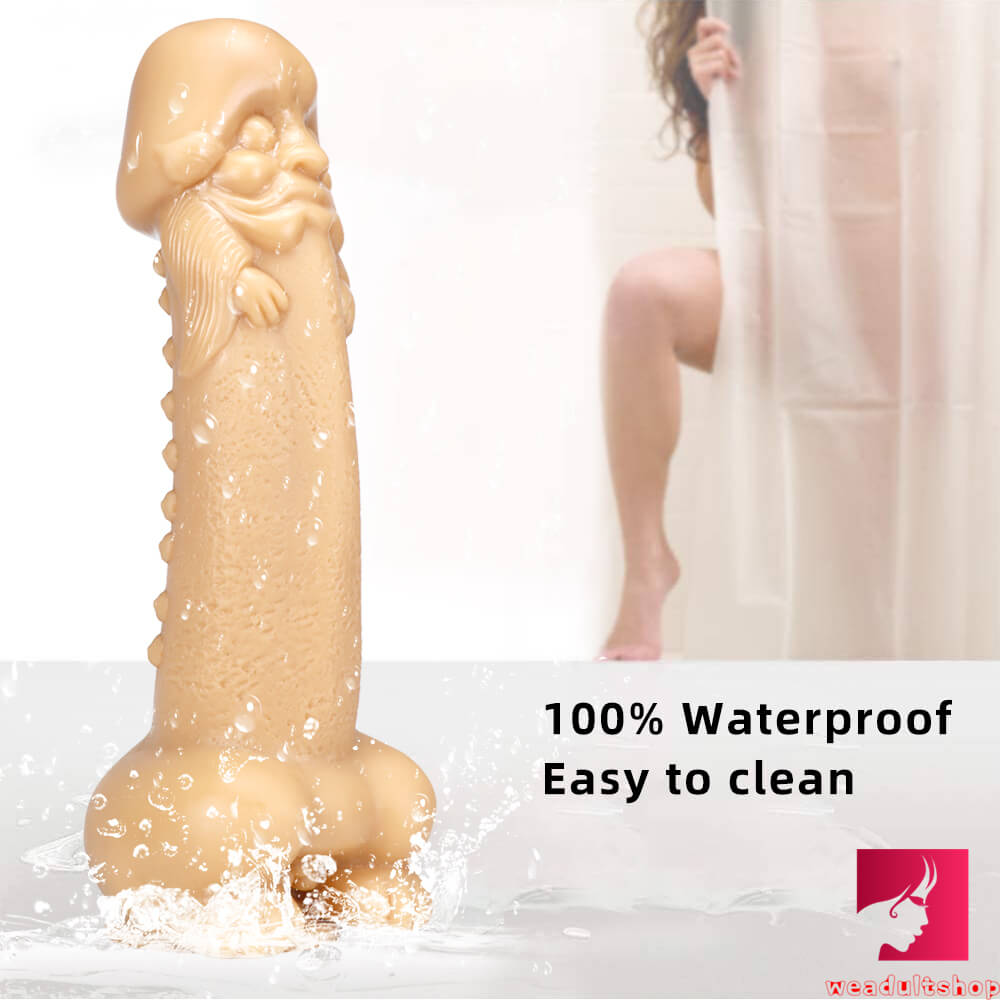 11.8in Real Feeling Big Spiked Anal Riding Dildo For New Sex