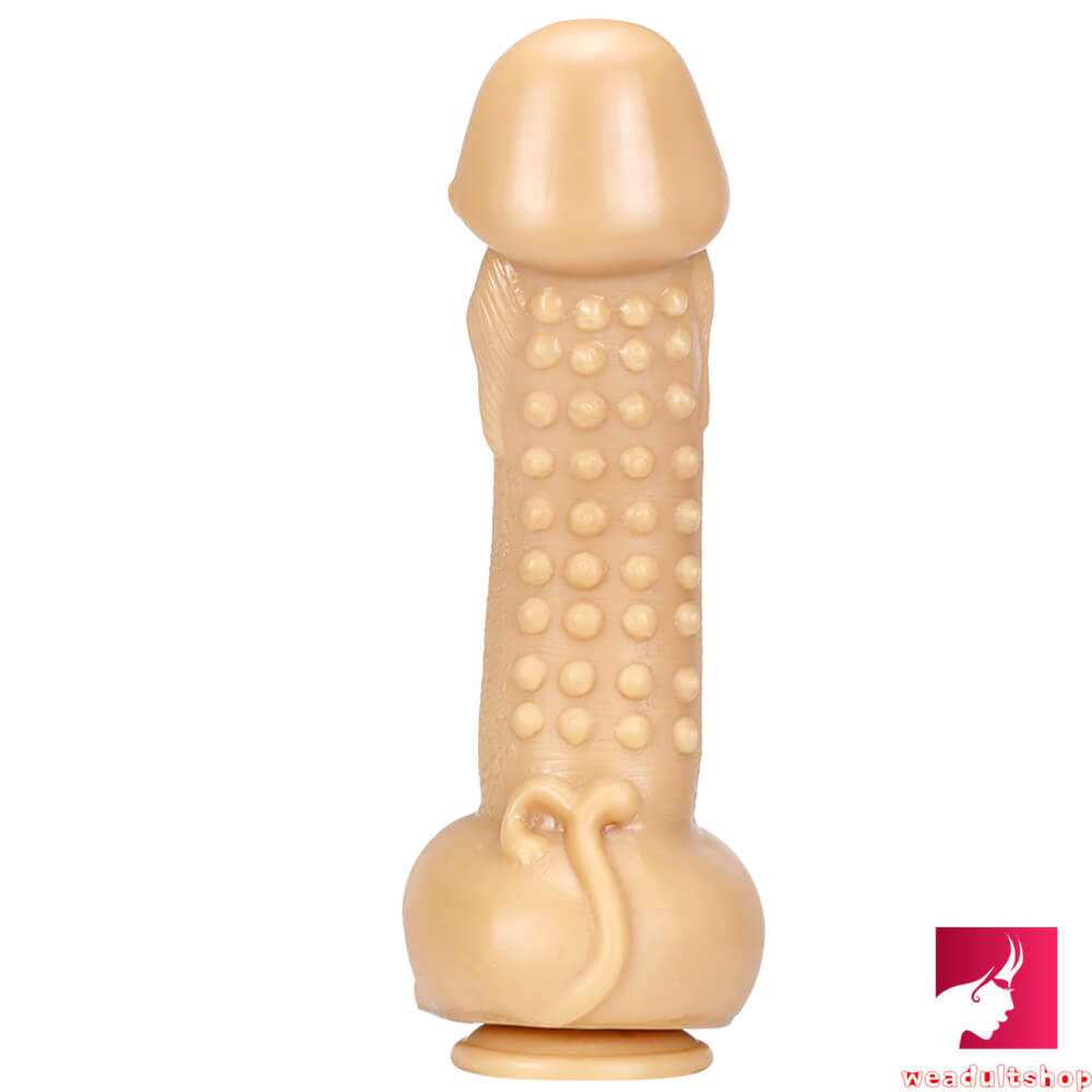 11.8in Real Feeling Big Spiked Anal Riding Dildo For New Sex