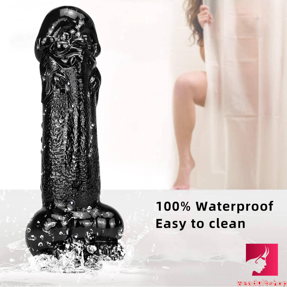 11.8in Real Feeling Big Spiked Anal Riding Dildo For New Sex