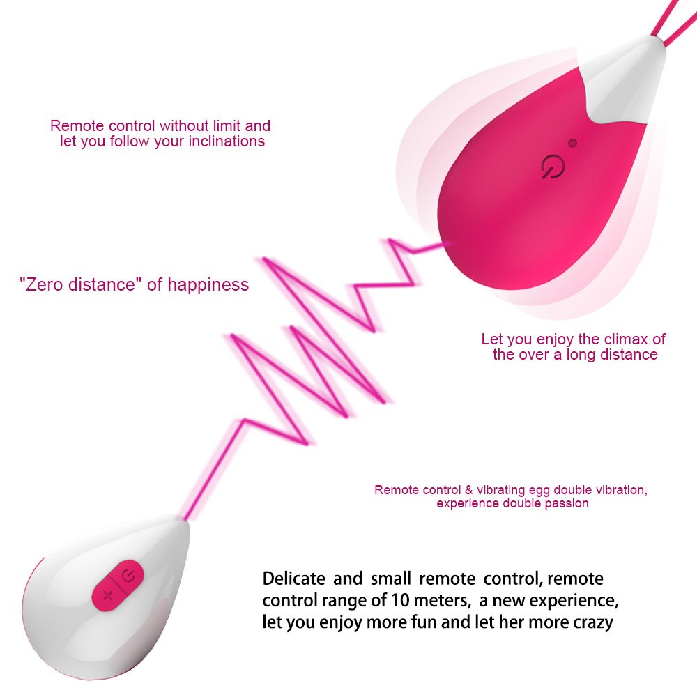 USB Charging Wireless 10 Modes Jump Egg Vibrator Weadultshop