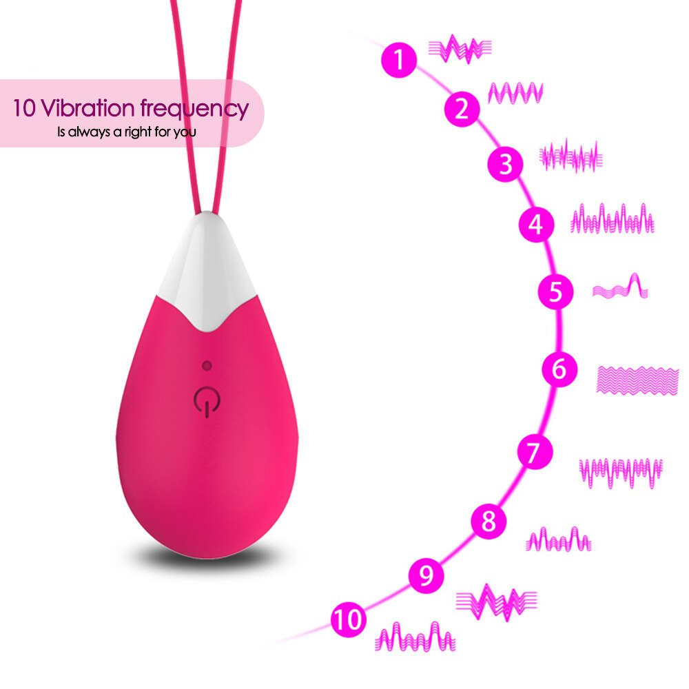USB Charging Wireless 10 Modes Jump Egg Vibrator Weadultshop