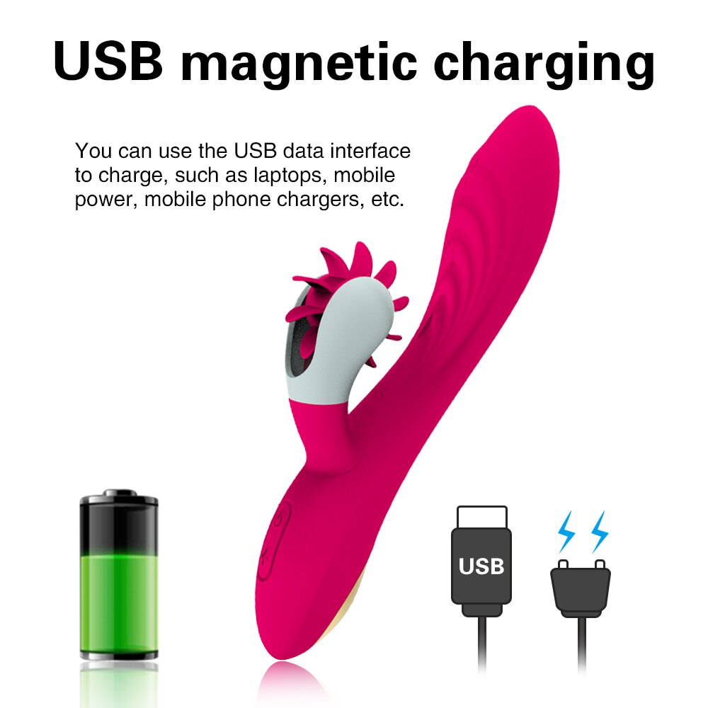 Waterproof 12 Frequency Wheel Rotating Massage Vibrator Weadultshop