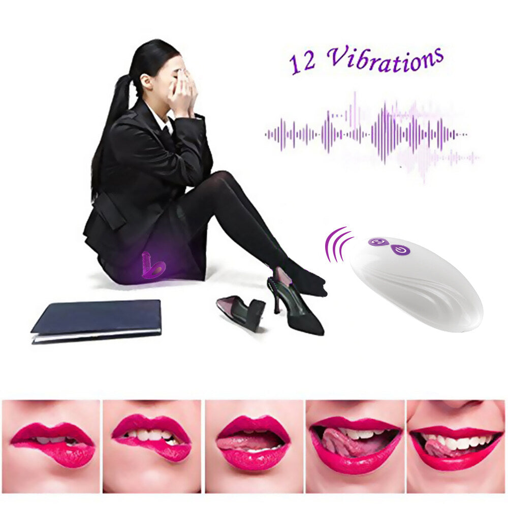 Wearing Dildo Thrusting Piston Invisible Heating Wireless Vibrator Weadultshop