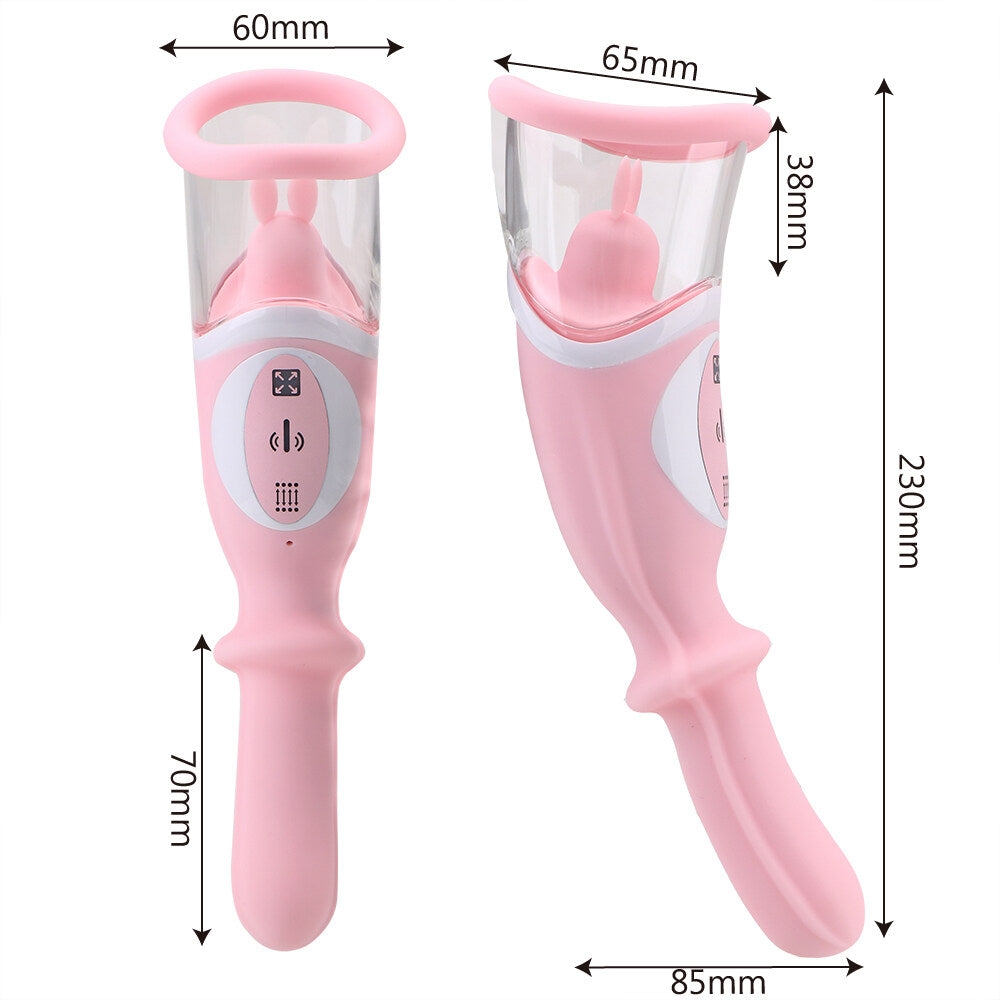 RENDS Clitoris Sucking Tongue Licking Retractable Massager Vibrator Weadultshop